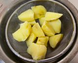 A picture of step 1 of Wasabi Mayo Avocado and Potato Salad.
