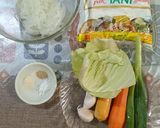 Foto langkah ke 1 dari resep Dimsum Bihun Sayur.