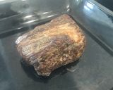 A picture of step 7 of Beef wellington.