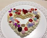 Foto del paso 7 de la receta: Torta de corazón (especial San Valentín)