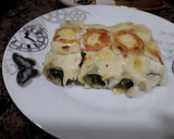 Foto del paso 5 de la receta: Canelones de espinacas, atún y gambas