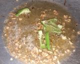 A picture of step 3 of Gobhi Munchorian with Zeera Rice.