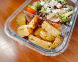 Foto langkah ke 4 dari resep Easy Potato Wedges.