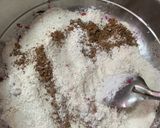 A picture of step 2 of Cauliflower carrot beetroot chocolate sponge cake.