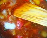 A picture of step 9 of Spicy Tofu Chana Chilli.