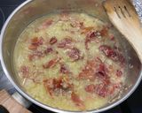 Foto del paso 4 de la receta: 🌱 Guisantes con jamón y patatas con huevos escalfados 🍳 Estilo “la Finita” 🧑🏽🍳