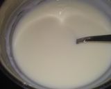 A picture of step 2 of Mahalabia.