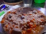 Guiso de Carne con arroz integral!