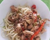 Foto del paso 9 de la receta: Espaguetis salteado de pollo..🍽