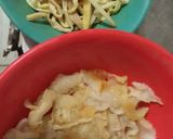 Foto langkah ke 4 dari resep Fishmaw night flowers with volcano sauce.
