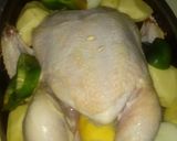 Foto del paso 1 de la receta: Pollo al horno con verduras