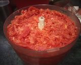 A picture of step 1 of Carrot Halwa (without milk/mawa).