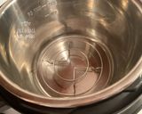 A picture of step 6 of Tamal Ring in the Pressure Cooker or Instant Pot.