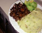 A picture of step 1 of Fried liver#4weekschallenge#.