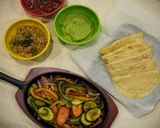 A picture of step 13 of Veg Fajita.