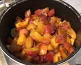 Une image de l'étape 3 de Compote de prunes et pommes du jardin au sucre de canne.
