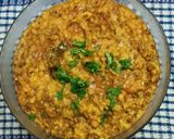 A picture of step 4 of Moong Dal.