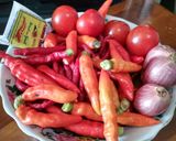Foto langkah ke 1 dari resep Sambel calok (terasi) setann.