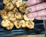 A picture of step 6 of Masala Banana Chips.