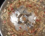 A picture of step 2 of Palak paratha.