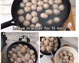 A picture of step 2 of Thai Pork Meatballs Recipes • Look Shin Moo•.