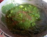 A picture of step 3 of Palak Paneer.