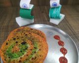 A picture of step 10 of Tricolor masala thepla.