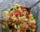 Hình bước làm 5 của món Salad Ý