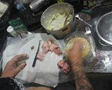 Foto del paso 2 de la receta: 💣Bombas de papa rellenas 💣