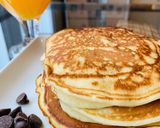 Φωτογραφία βήματος 5 της συνταγής Pancakes με σταγόνες σοκολάτας