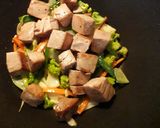 Foto del paso 3 de la receta: Atún con verduras al wok