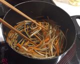 A picture of step 1 of Kimpira.