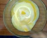 A picture of step 2 of Mango Serraadura/ pudding.