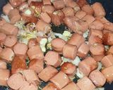 Foto del paso 2 de la receta: Arroz con salchichas y maíz