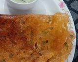 A picture of step 4 of No onion no garlic Besan Aata chilla.