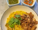 รูปขั้นตอนการทำที่ 8 ของ ข้าวหมกไก่ + ไก่ทอด