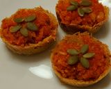 A picture of step 9 of Gajar ka halwa in vermicelli tarts.