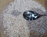 عکس مرحله 2 از دستور لقمه رژیمی تخم مرغ و جو دوسر پرک