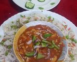 A picture of step 22 of Chicken chilli with rice.