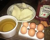 A picture of step 1 of Quick & easy Fried yam & egg🍘🥟.