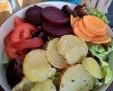 Une image de l'étape 4 de Salade de pois chiche rôti.