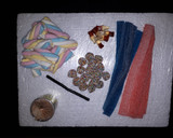 Foto del paso 1 de la receta: Tarta de chuches unicornio