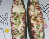 Foto del paso 6 de la receta Pizzeta de calabacín en el microondas