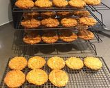 A picture of step 6 of Anzac Cookies.