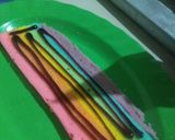 Foto langkah ke 6 dari resep Bolu Gulung Mini Pelangi.