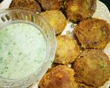 A picture of step 1 of Shami kabab with simple White Rice.
