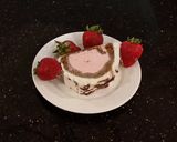 A picture of step 30 of Chocolate Strawberry Ice Cream Cake Roll.