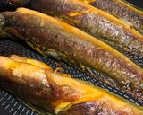 Gambar langkah 3 resipi Ikan keli bakar.