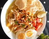 Foto langkah ke 7 dari resep Soto Bogor kuah santan.