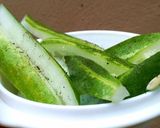 A picture of step 1 of Cucumber& Pepper Salad.